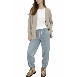 Poetry Duck Egg Blue Corduroy Pants Sz 18 Hemp Organic Cotton Yak Tapered NWT